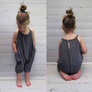 Baby Girl Strap Jumpsuit