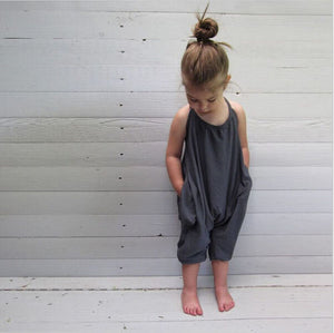 Baby Girl Strap Jumpsuit