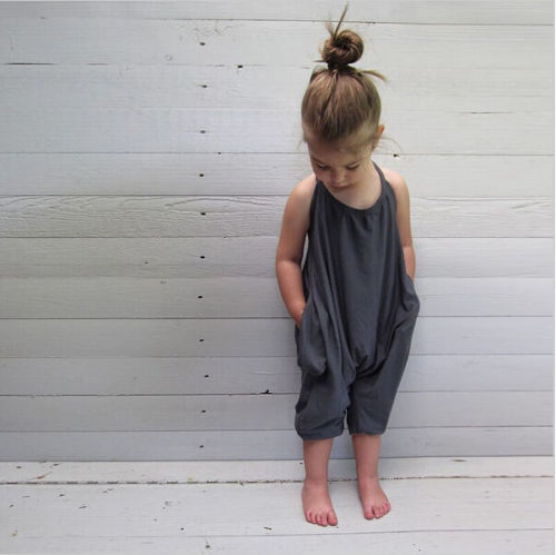 Baby Girl Strap Jumpsuit