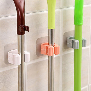 Wall Mounted Mop Organizer Holder