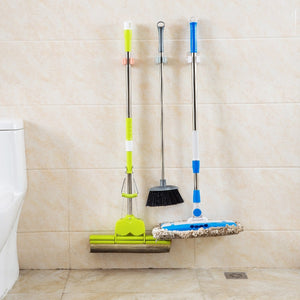 Wall Mounted Mop Organizer Holder