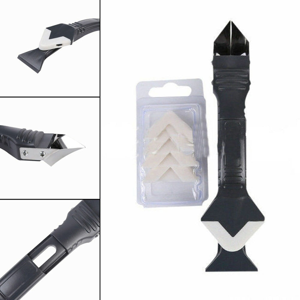 CaulkScraper - 3-In-1 Silicone Caulking Tool