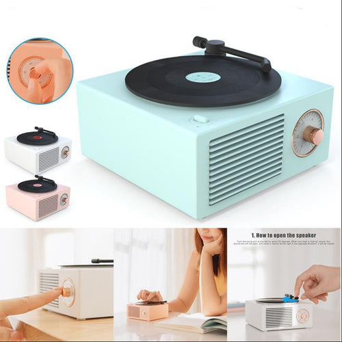 Retro Vinyl Wireless Speaker