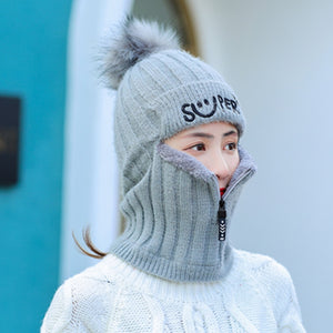 Ladies Balaclava Beanie Hat