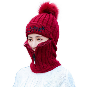 Ladies Balaclava Beanie Hat