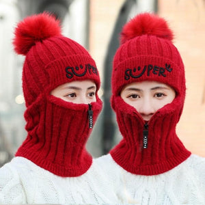 Ladies Balaclava Beanie Hat