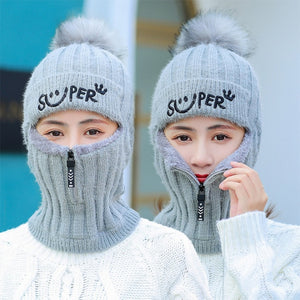 Ladies Balaclava Beanie Hat