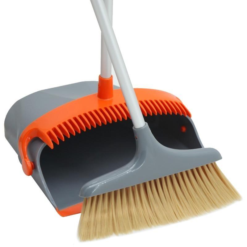 SweepBuddies - Self Cleaning Broom and Dustpan Set