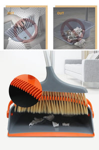 SweepBuddies - Self Cleaning Broom and Dustpan Set