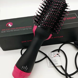 Electric Blow Dryer With Comb Hair Brush