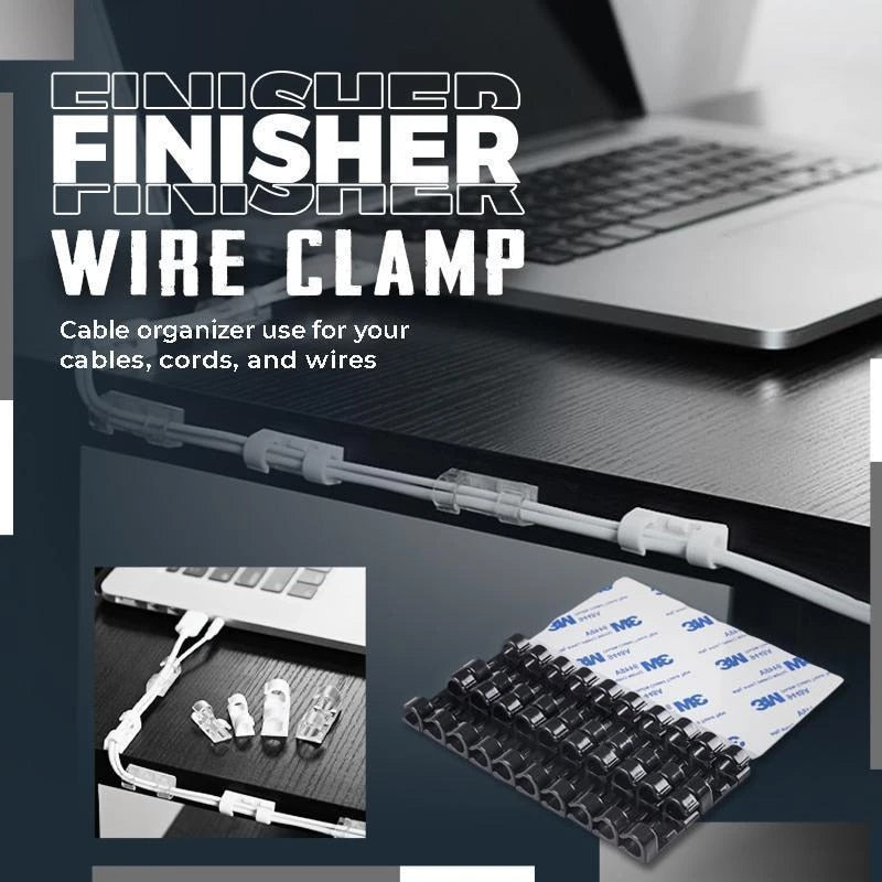 Finisher Wire Clamps - Self-Adhesive Wire Organizers