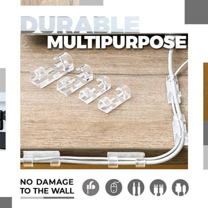 Finisher Wire Clamps - Self-Adhesive Wire Organizers