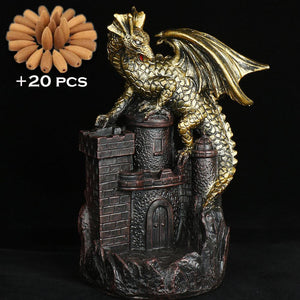 Dragon Castle Incense Burner