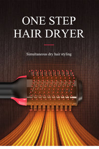Electric Blow Dryer With Comb Hair Brush