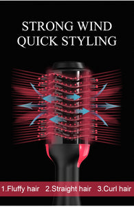 Electric Blow Dryer With Comb Hair Brush