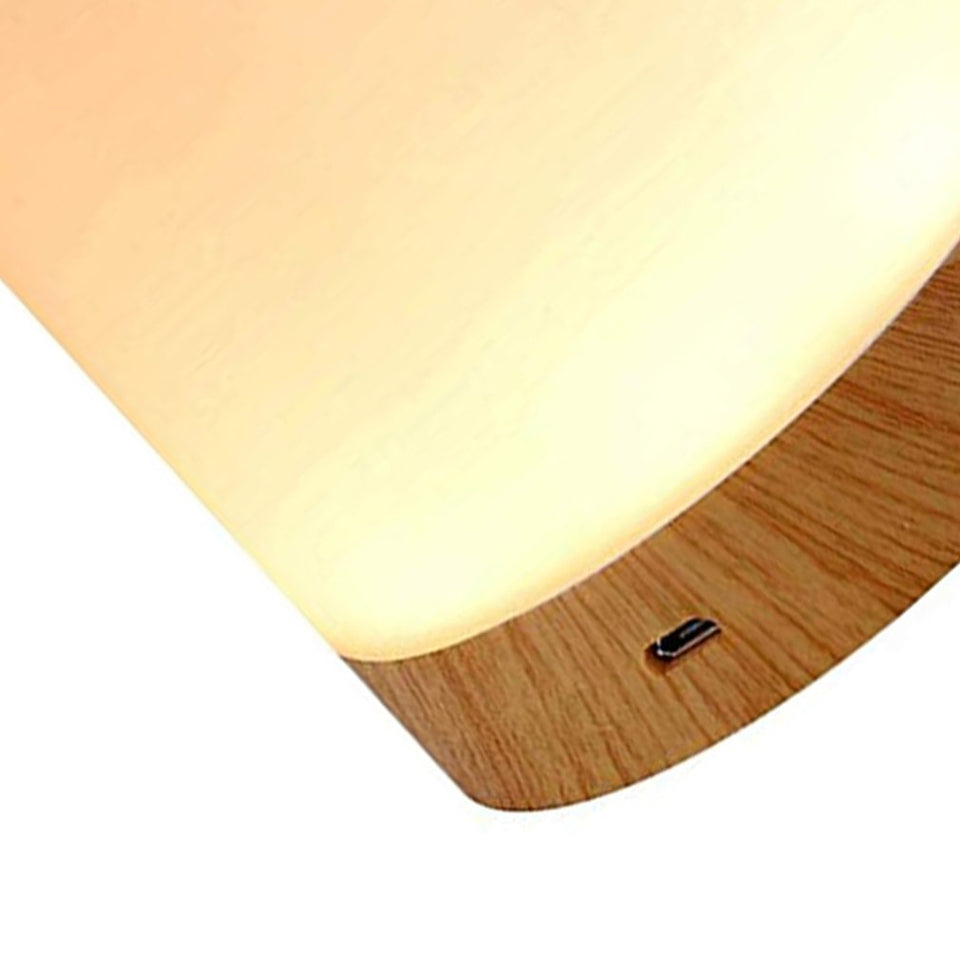 Creative Wood Grain Rechargeable Light