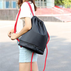 SportyBag - Wet and Dry Drawstring Sports Backpack