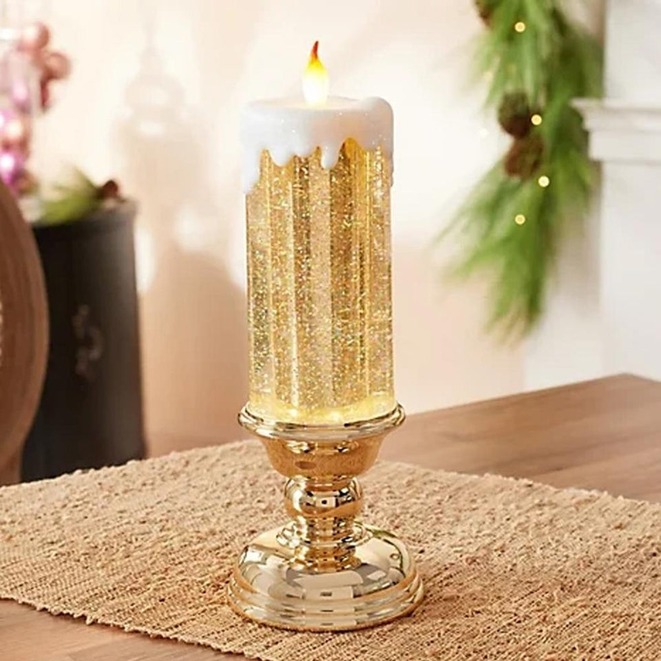 CandleSpark - Color Changing LED Water Candle With Glitters