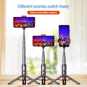 SelfPro - 3 in 1 Selfie Stick Phone Tripod with Wireless Remote Control Bluetooth