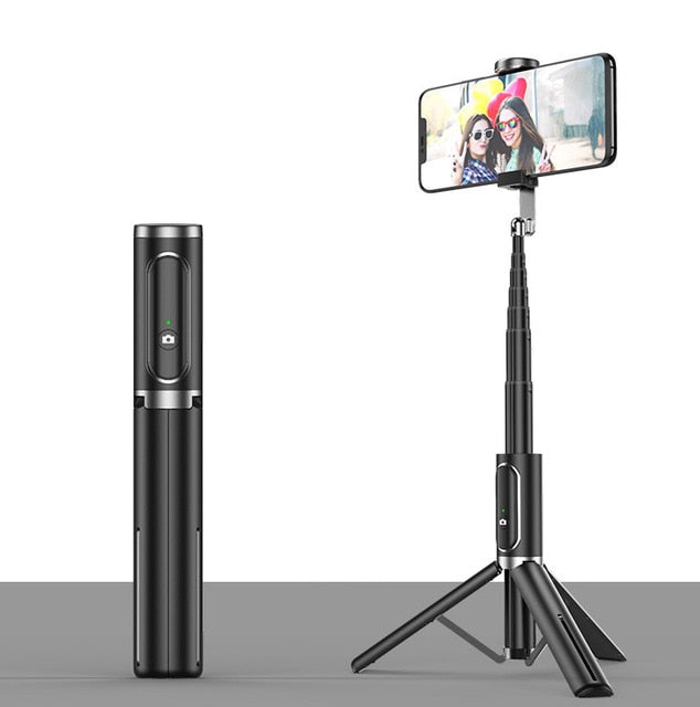 SelfPro - 3 in 1 Selfie Stick Phone Tripod with Wireless Remote Control Bluetooth