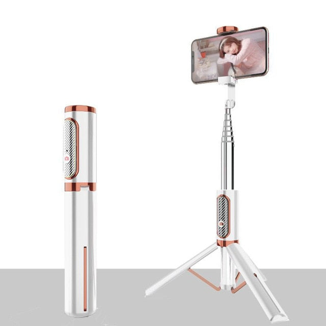 SelfPro - 3 in 1 Selfie Stick Phone Tripod with Wireless Remote Control Bluetooth