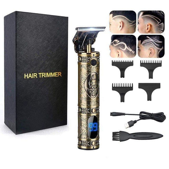 DIY Hair Trimmer - Cordless T-Blade Trimmer for Men