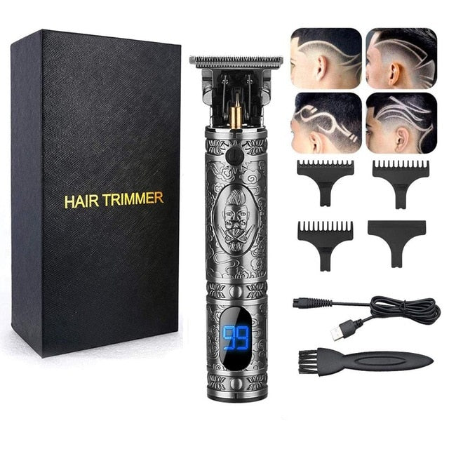 DIY Hair Trimmer - Cordless T-Blade Trimmer for Men