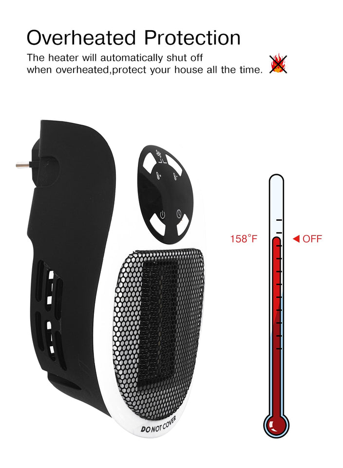 Wall Outlet Electric Heater