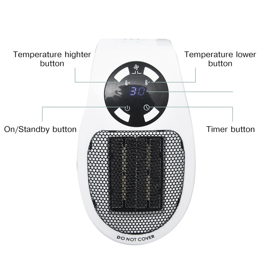 Wall Outlet Electric Heater