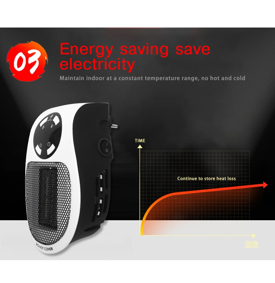 Wall Outlet Electric Heater