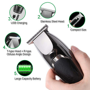 DIY Hair Trimmer - Cordless T-Blade Trimmer for Men