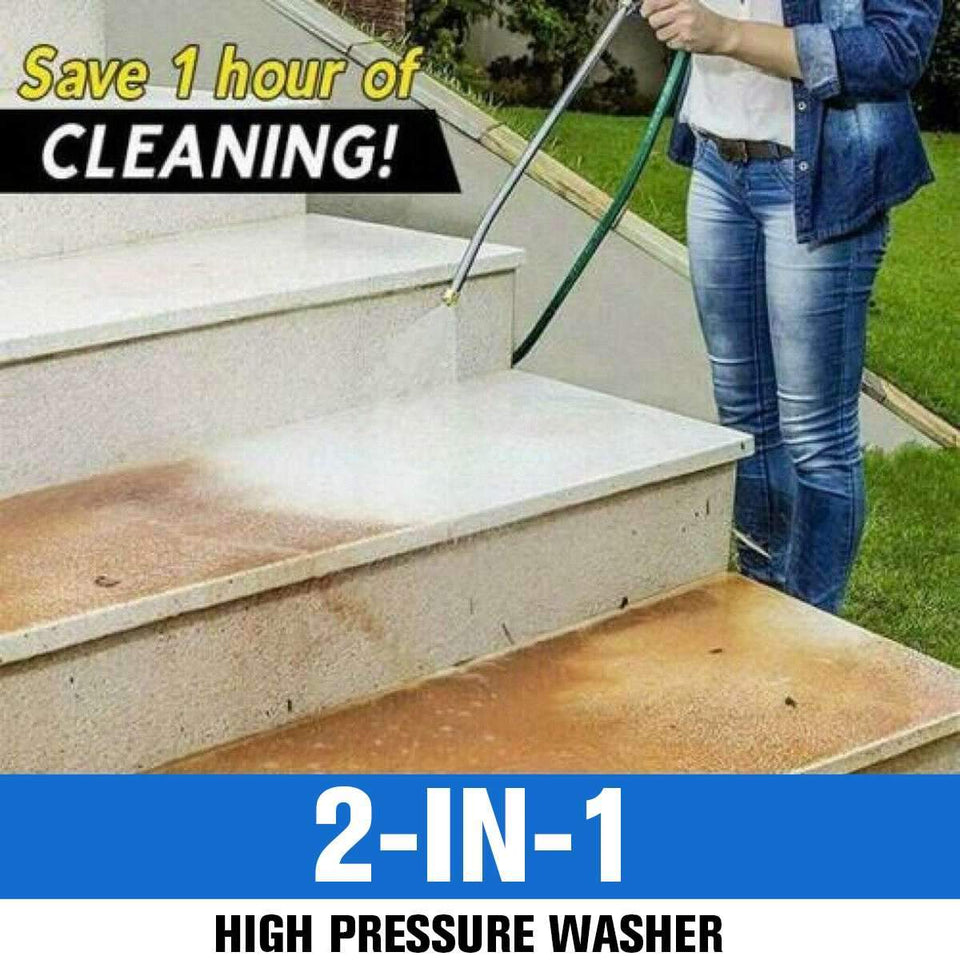 2-in-1 High Pressure Washer