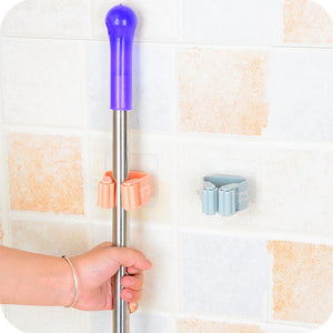 Wall Mounted Mop Organizer Holder