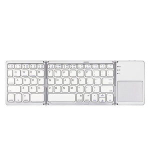 KeyFold - Foldable Wireless Bluetooth Keyboard With Touchpad