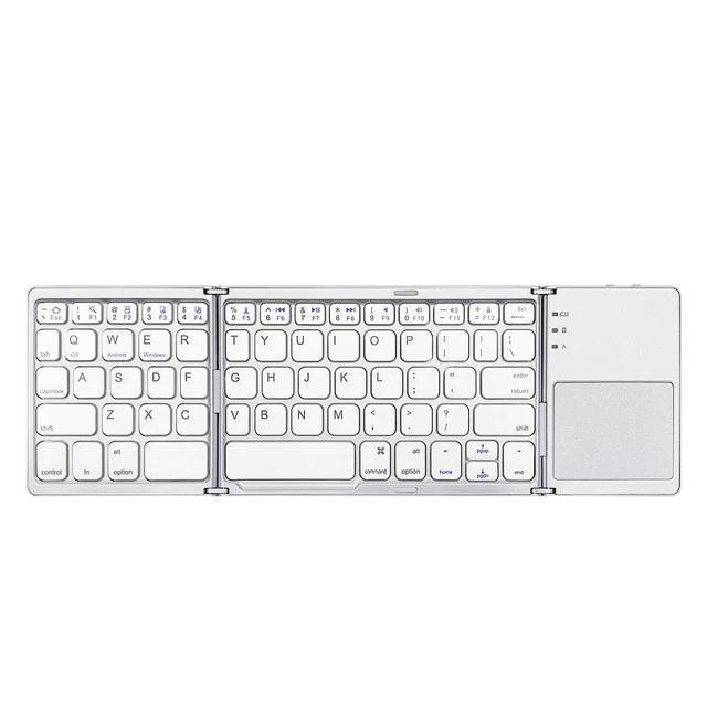 KeyFold - Foldable Wireless Bluetooth Keyboard With Touchpad