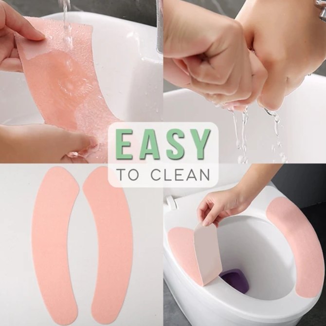 Toilet Cushion - Washable Self-Adhesive Toilet Seat Pad