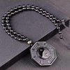 Obsidian Yin And Yang Pendant